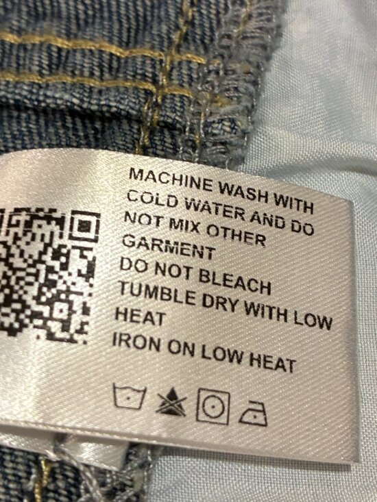 CIDER Denim Mid-Rise Wide Leg Cargo Bermuda Shorts Dark Wash Women XL - Picture 9 of 9